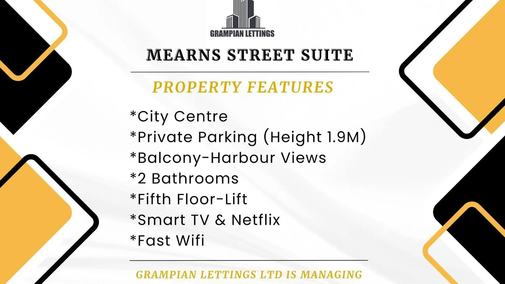 Mearns Street Suite ✪ Grampian Lettings Ltd 애버딘 영국